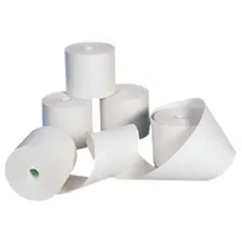Ibico thermische papierrollen | wit | 5 rollen – afbeelding 1