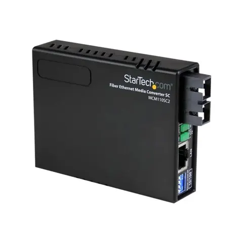 StarTech.com 10/100 multi-mode Glasvezel Ethernet Converter SC 2 km – afbeelding 1