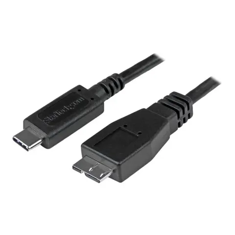 StarTech.com 1m USB-C naar Micro USB-B Kabel, USB 10Gbps, 3A, Type C naar Micro-B Data Transfer Kabel – afbeelding 1