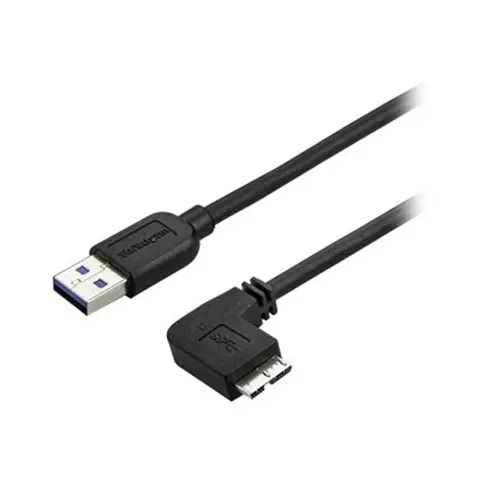 StarTech Slanke Micro USB 3.0 kabel haaks naar rechts 50cm – afbeelding 1