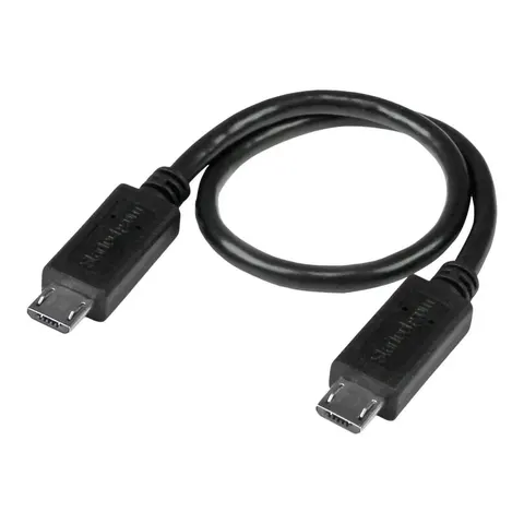 StarTech.com 20 cm USB OTG kabel Micro USB naar Micro USB M/M USB OTG Adapter – afbeelding 1