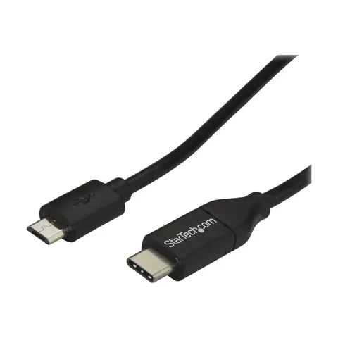StarTech.com 2m USB-C naar Micro USB-B Kabel, USB 2.0, Type C naar Micro-B Data Transfer Kabel – afbeelding 1