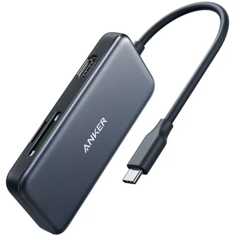 Premium 5-in-1 USB-C Hub 2A1H2M – afbeelding 1