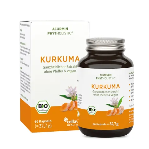 ACURMIN PHYTHOLISTIC KURKUMA 60 St Kapseln – Bild 1