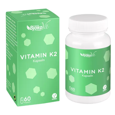 Vitamin K2 Mk7 all-trans vegan Kapseln – Bild 1
