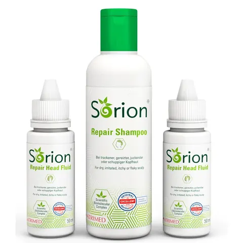 Sorion Shampoo & 2x Sorion Head Fluid – Bild 1