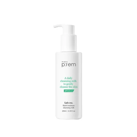 make p:rem - Safe Me. Relief Moisture Cleansing Milk - 200ml - White – image 1