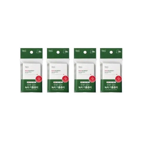 Dr.G - R.E.D Blemish Oil Control Paper - 70 Sheets (4ea) Set – image 1