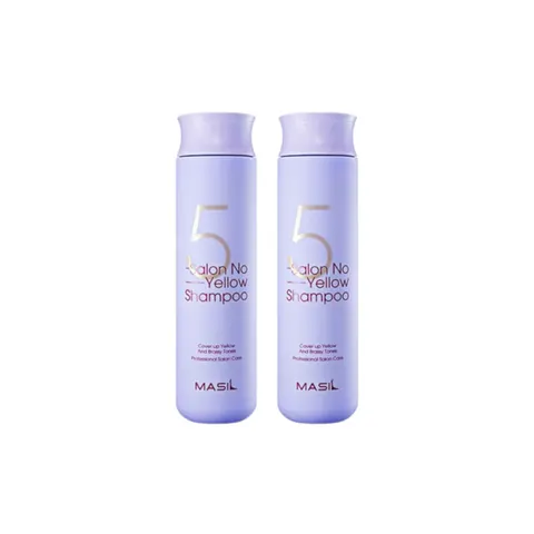 Masil - 5 Salon No Yellow Shampoo - 300ml (2ea) Set – image 1