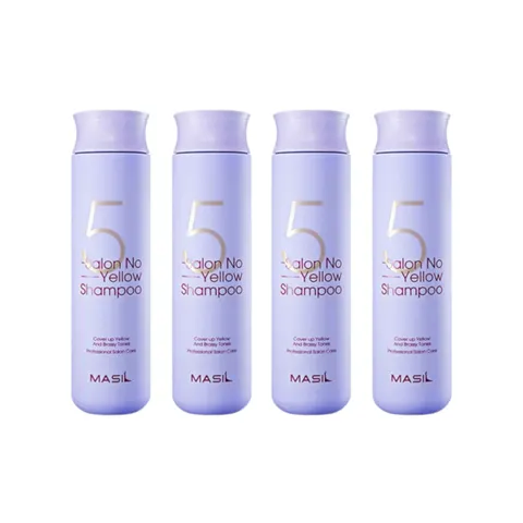 Masil - 5 Salon No Yellow Shampoo - 300ml (4ea) Set – image 1