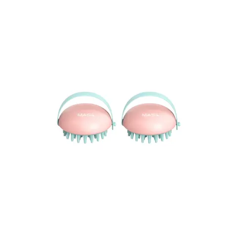 Masil - Head Cleansing Massage Brush - 2pcs Set – black – image 1