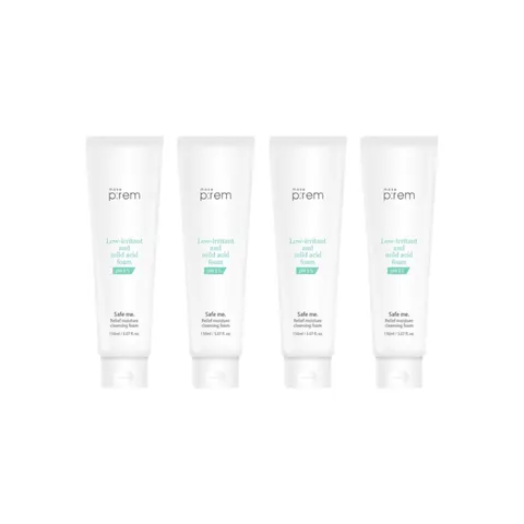 make p:rem - Safe me. Relief moisture cleansing foam - 150ml (4ea) Set – black – image 1