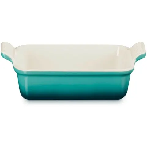 Le Creuset Bleu Riviera Stoneware 19cm Heritage Rectangular Dish – image 1