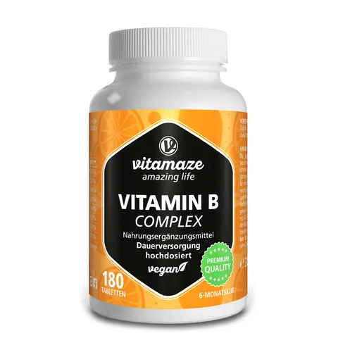 vitamaze VITAMIN B COMPLEX 180 St Tabletten – Bild 1