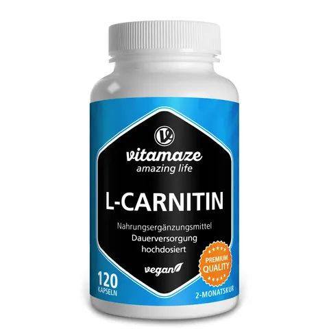 Vitamaze L-CARNITIN 680 mg vegan – Bild 1