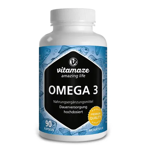 Vitamaze Oméga 3 90 Capsules - Pot 90 capsules – image 1