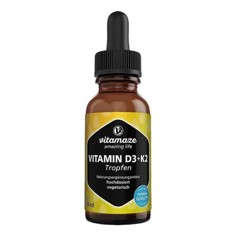 Vitamaze Vitamine D3 + K2 50 ml - Flacon compte goutte 50 ml – image 1