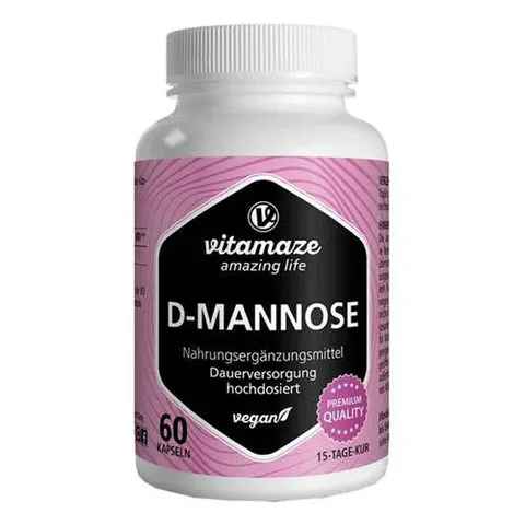 vitamaze D-MANNOSE vegan 60 St Kapseln – Bild 1