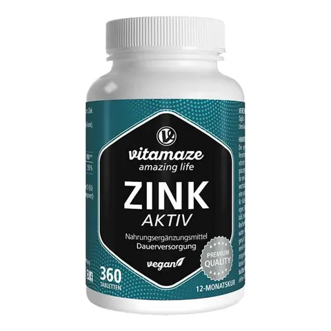 vitamaze ZINK AKTIV 360 St Tabletten – Bild 1