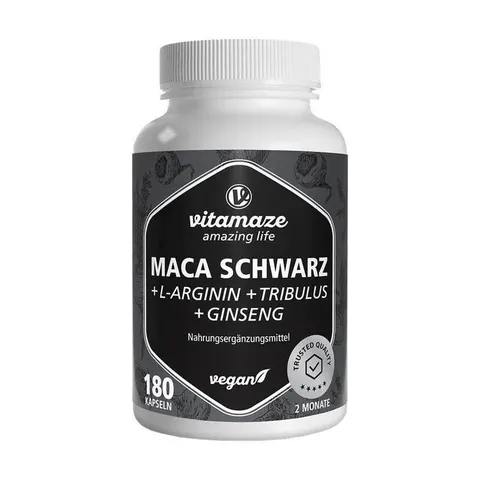vitamaze MACA SCHWARZ 180 St Kapseln – Bild 1