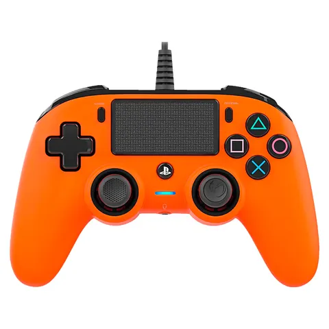 Nacon Compact Official Licensed Bedrade Controller - PS4 - Oranje – afbeelding 1