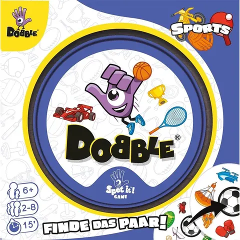 Merkloos Snel Reactiespel: Dobble Sport Editie – afbeelding 1