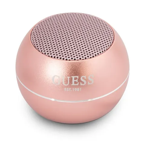 Guess Mini Bluetooth Speaker - 3W vermogen & 4 uur speeltijd - Rose – afbeelding 1