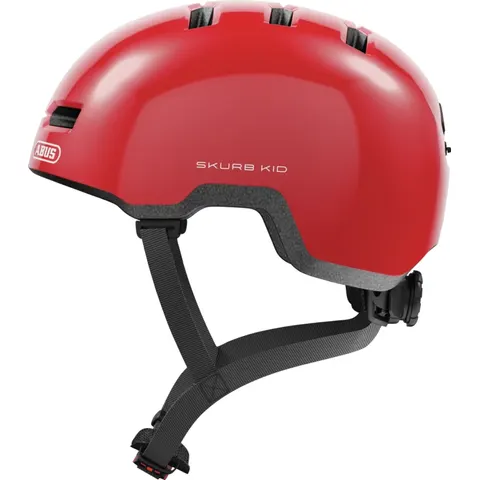 ABUS Kid shiny red S Fahrradhelm – Bild 1