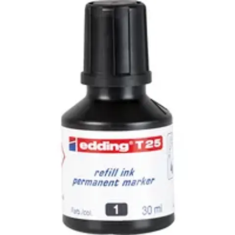 Viltstiftinkt edding t25 zwart – afbeelding 1
