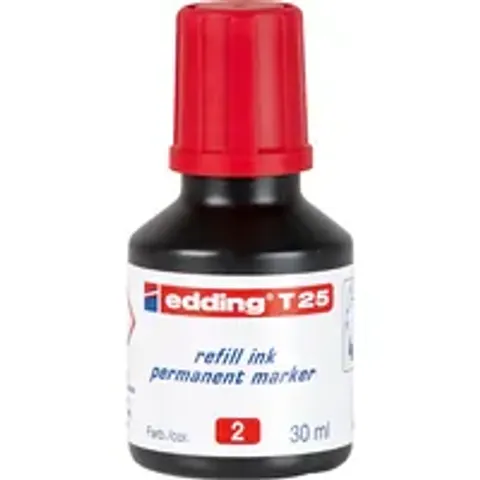 Edding T 25 Navulinkt Rood – afbeelding 1