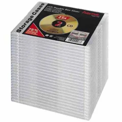 Hama CD slim dubbel jewel case 25-pack – afbeelding 1