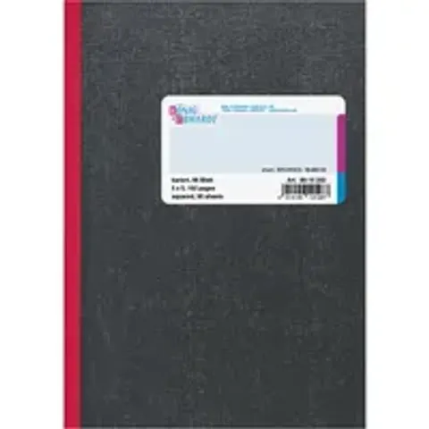 König & Ebhardt Geschäftsbuch Hartpappe – schwarz – Bild 1