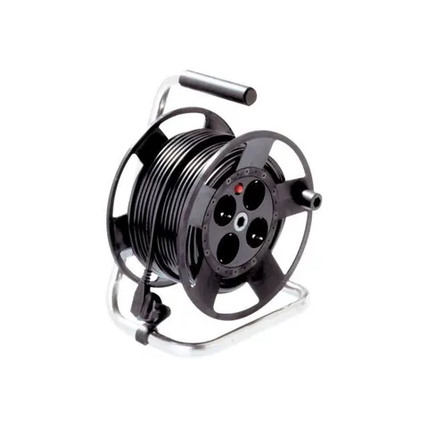 Kabelhaspel 4V 50M 3500W Th.Bev – afbeelding 1