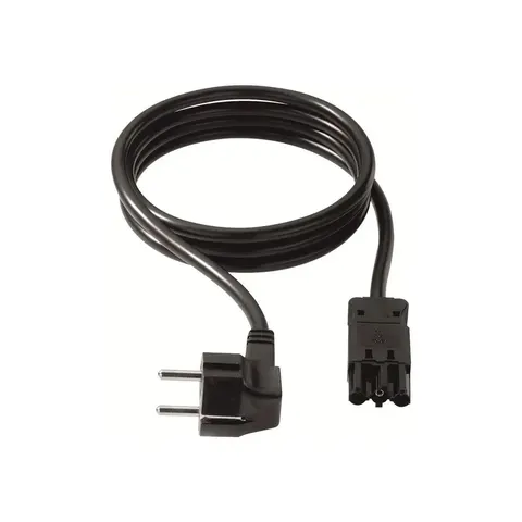 BACHMANN Verleng kabel, Beschermcontact 230V 2m wit – afbeelding 1