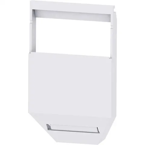BACHMANN DESK2 verborgen kabelgeleiding, wit – afbeelding 1