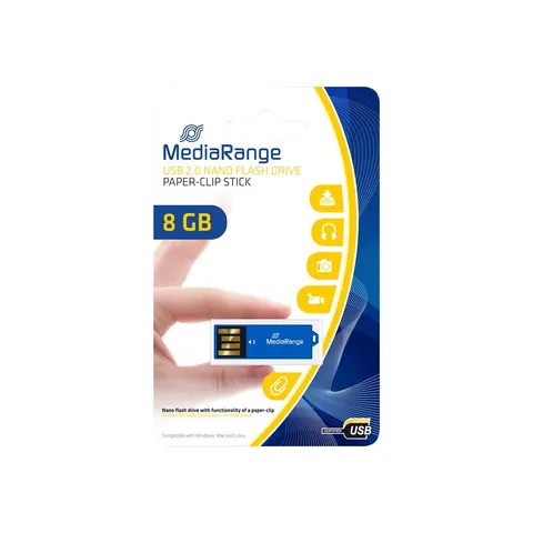 MediaRange USB-Stick PAPERCLIP 8GB – Bild 1