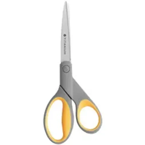 Kantoorschaar Westcott 210mm met softgrip titanium – E3048100 – afbeelding 1