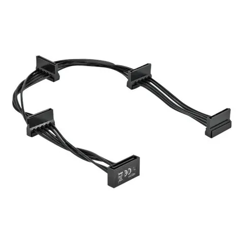 DELOCK Kabel Power SATA 15 Pin St > 4x SATA 15 Pin Bu 40cm – Bild 1