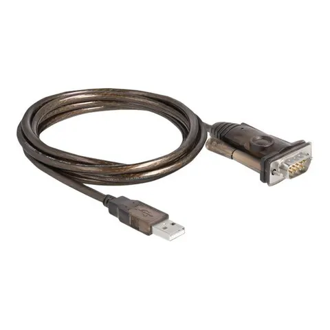 DELOCK Adapter USB2.0 Typ-A > 1x Seriell RS-232 D-Sub 9Pin S – Bild 1