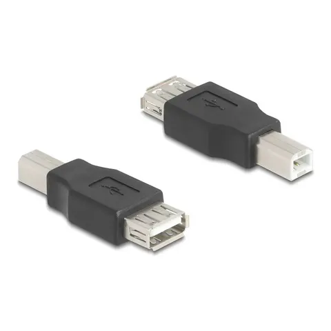 Delock USB-Adapter - USB Typ B (M) zu USB (W) – Bild 1