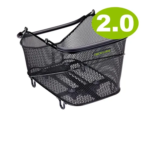 racktime Gepäckträgerkorb Korb Bask-it TRUNK 2.0 small schwarz 20l – Bild 1