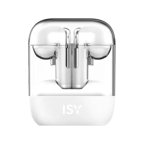 ISY ITW-7000-WT, In-ear True Wireless Kopfhörer Bluetooth Weiss – Weiss – Bild 1