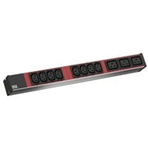 Bachmann IT PDU Rack 1U: 8x C13, 3x C19, C20 stekker – afbeelding 1