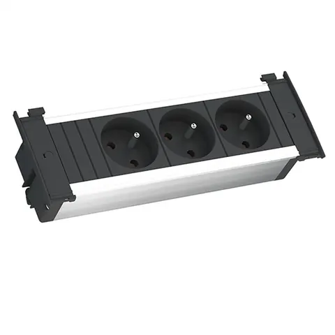 BACHMANN KAPSA S 3xUTE bw voeding 2,0m CEE7/7 – afbeelding 1