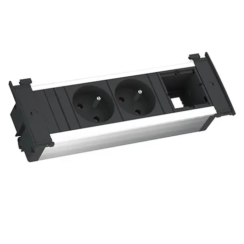 BACHMANN KAPSA S 2xUTE 1xCM voeding 2,0m CEE7/7 – afbeelding 1