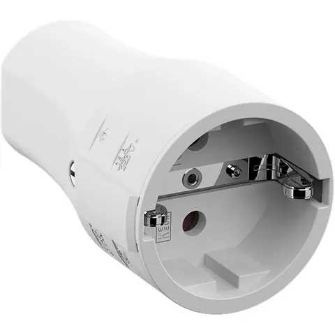 Bachmann 960.203 Koppeling met randaarde Polyamide 250 V Wit IP20 – afbeelding 1