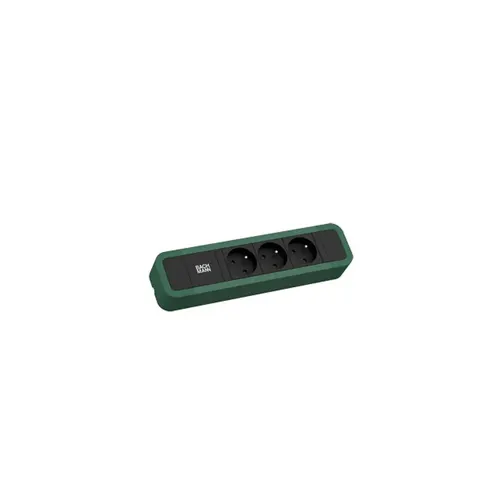 BACHMANN PRIMO 2 3xUTE 2,0m CEE7/7 RAL6028 – afbeelding 1