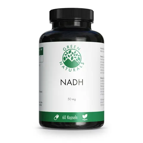 GREEN NATURALS NADH 60 St Kapseln – Bild 1