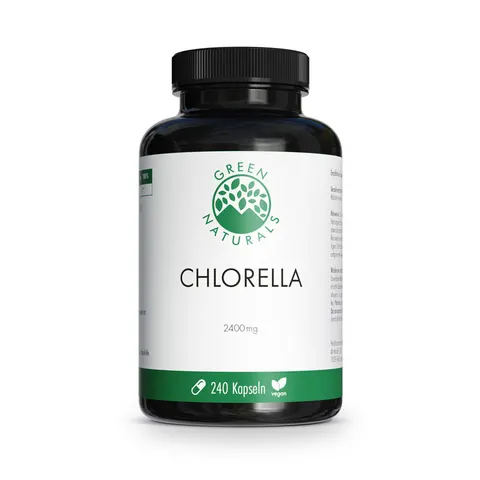 GREEN NATURALS CHLORELLA 240 St Kapseln – Bild 1