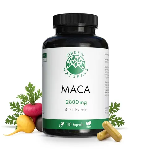 GREEN NATURALS MACA 180 St Kapseln – Bild 1